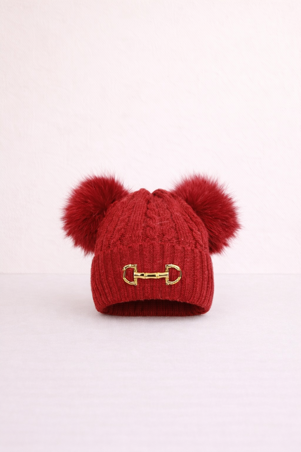 Snaffle Double Pom Hat