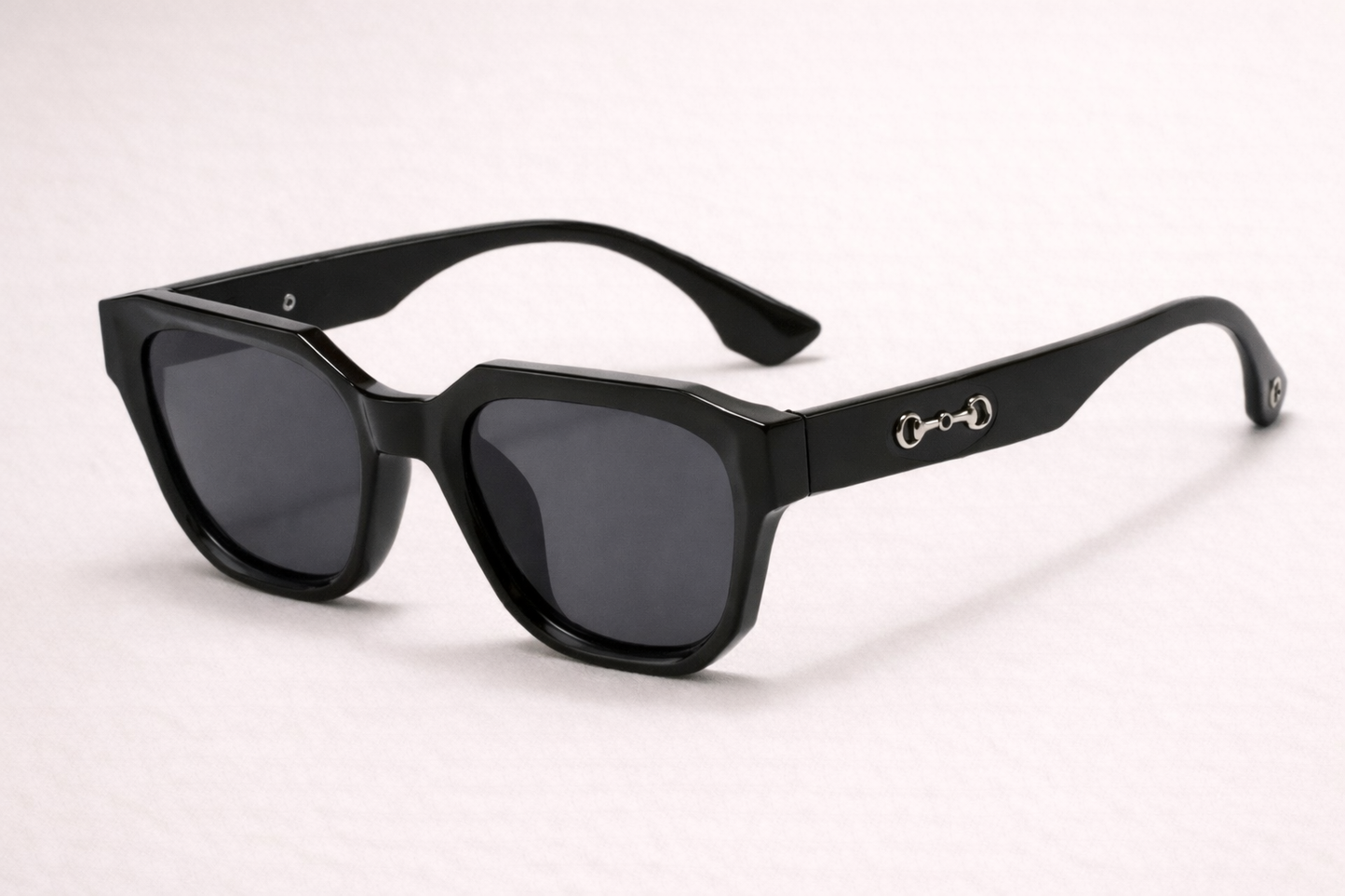 Modern Snaffle Square Sunglasses