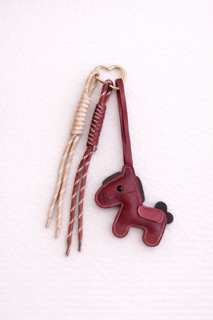 Pony Charm Keyring