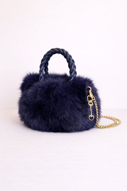 The Faux Fur Snaffle Mini Bag