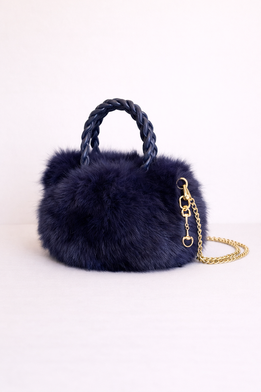 The Faux Fur Snaffle Mini Bag