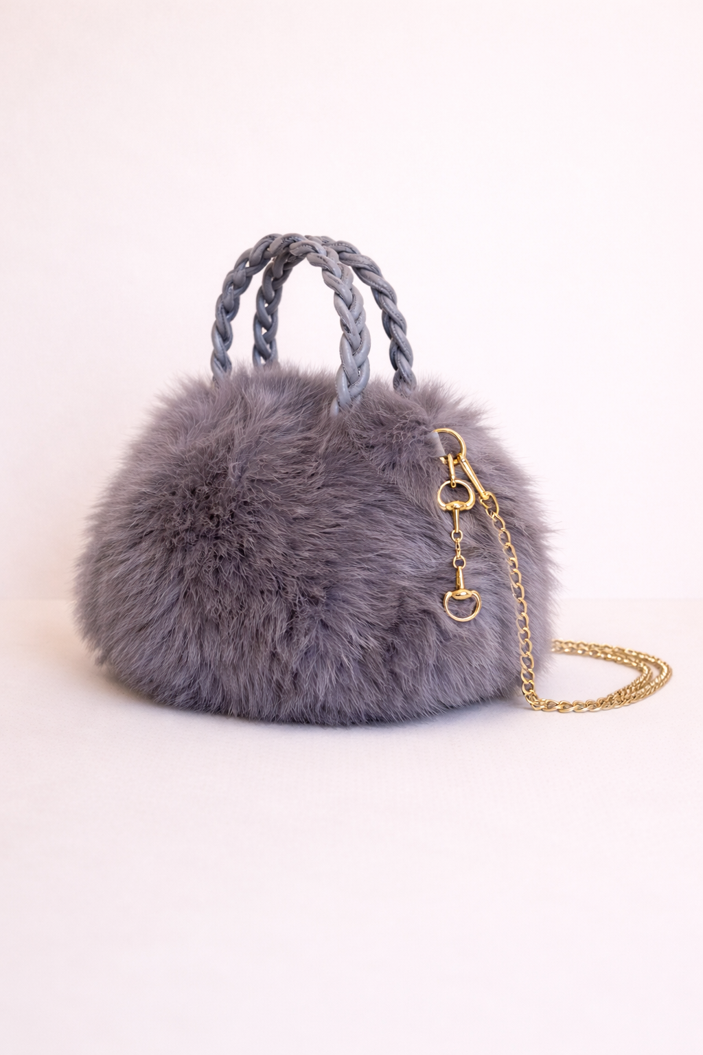 The Faux Fur Snaffle Mini Bag