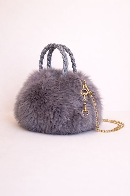 The Faux Fur Snaffle Mini Bag
