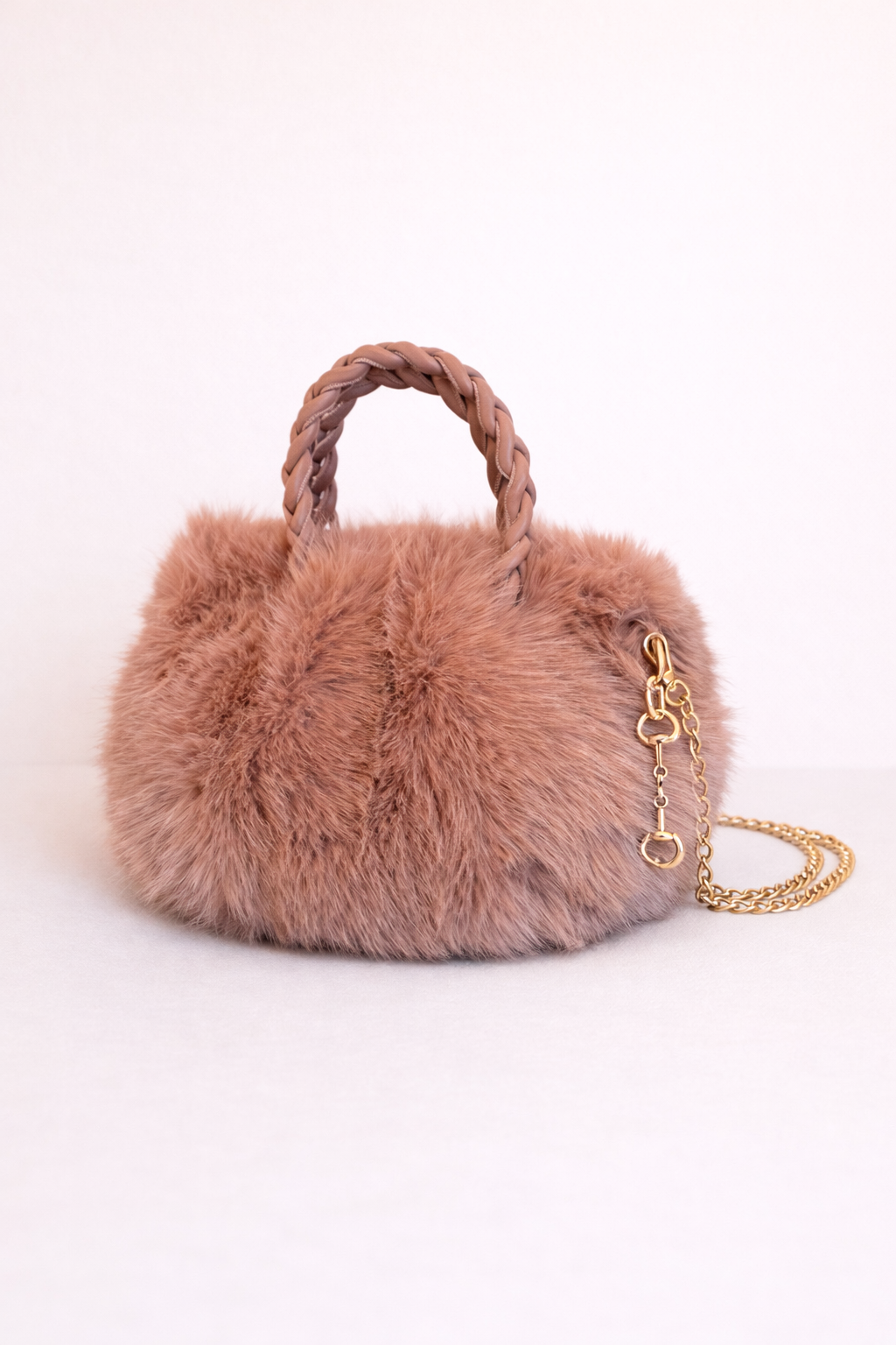 The Faux Fur Snaffle Mini Bag