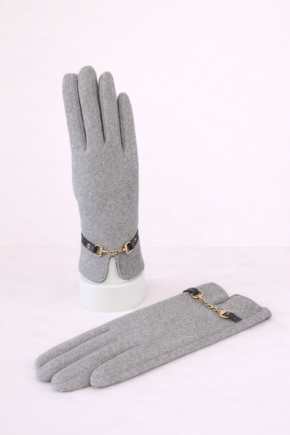 Snaffle Detail Gloves