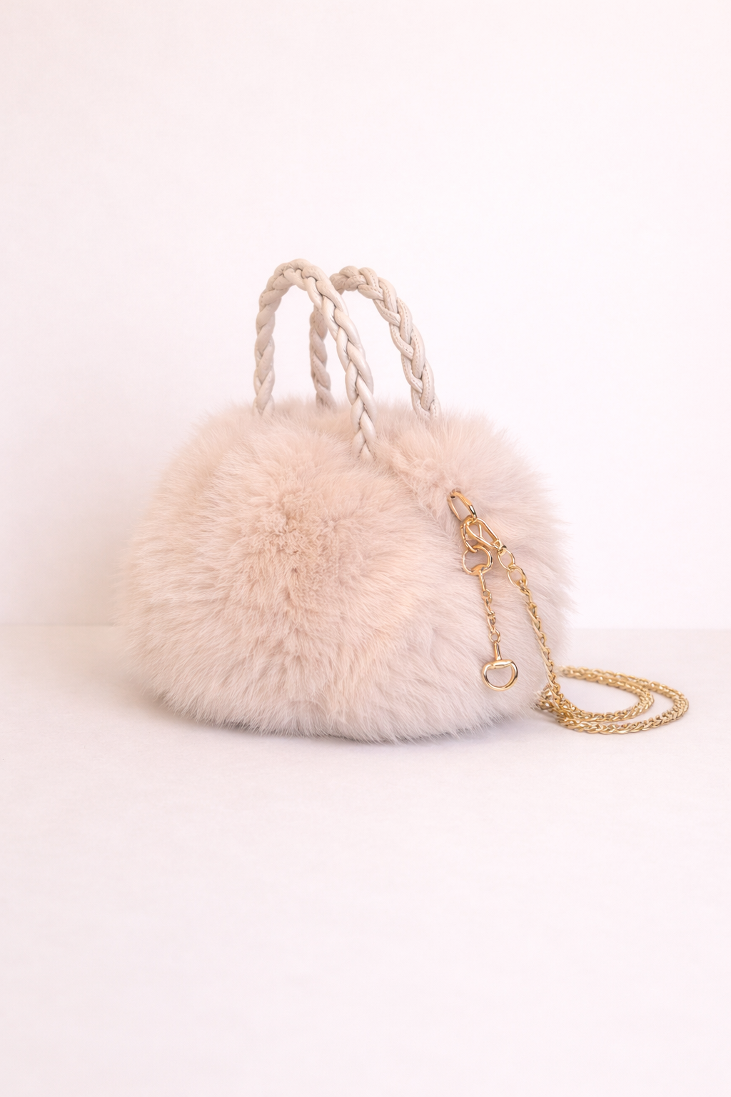 The Faux Fur Snaffle Mini Bag