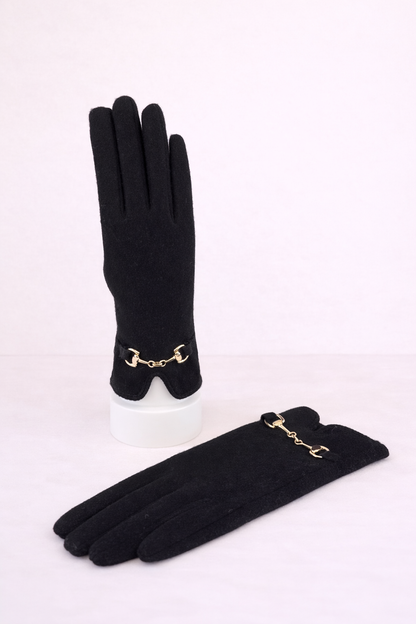 Snaffle Detail Gloves