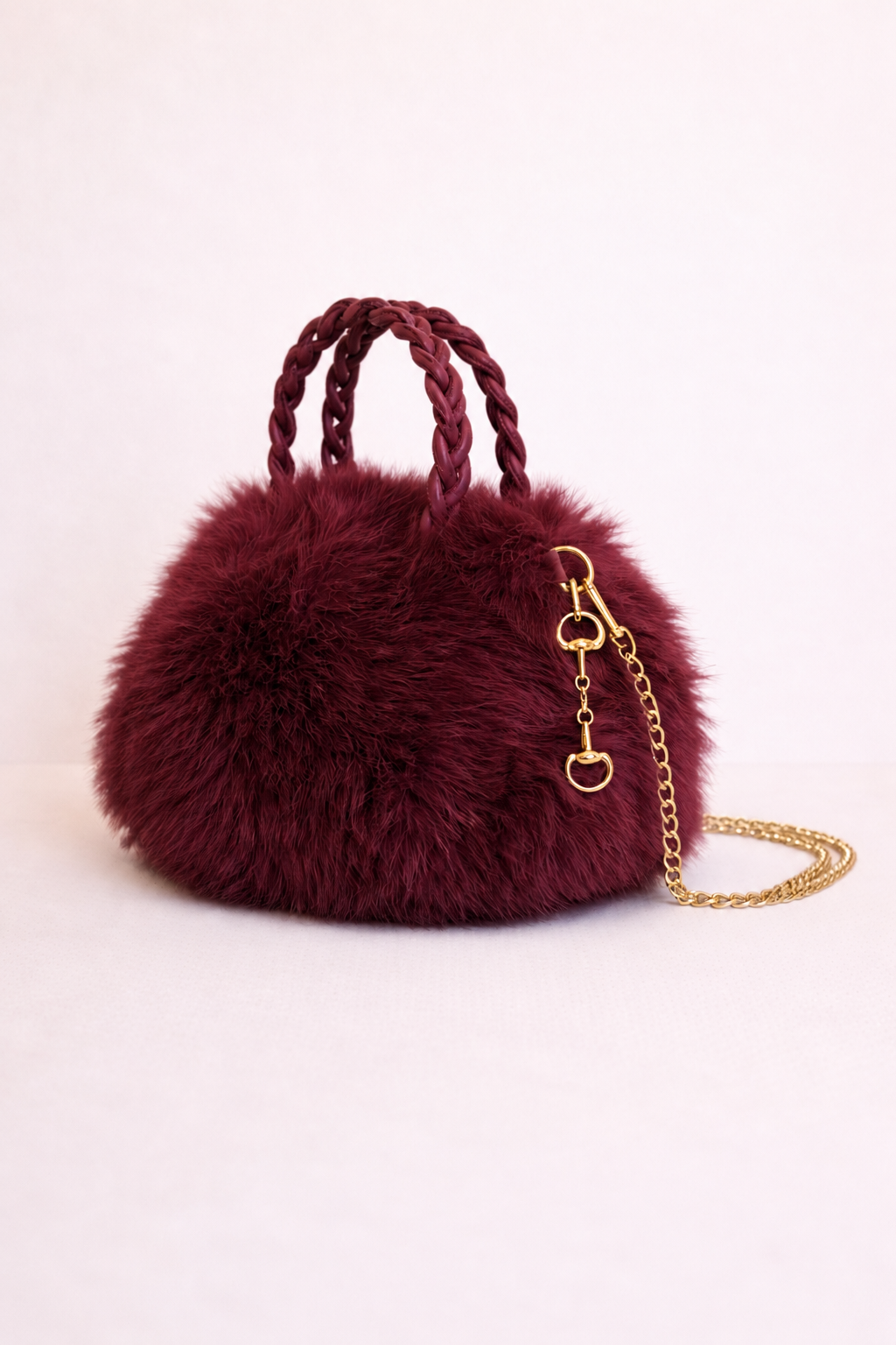 The Faux Fur Snaffle Mini Bag