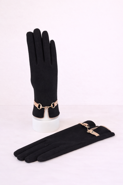 Snaffle Detail Gloves
