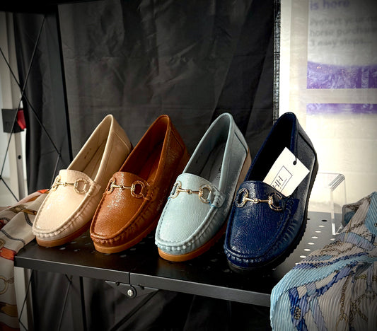 Snaffle Detail Loafers