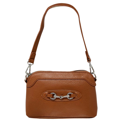 Snaffle Detail Shoulder/Crossbody Bag