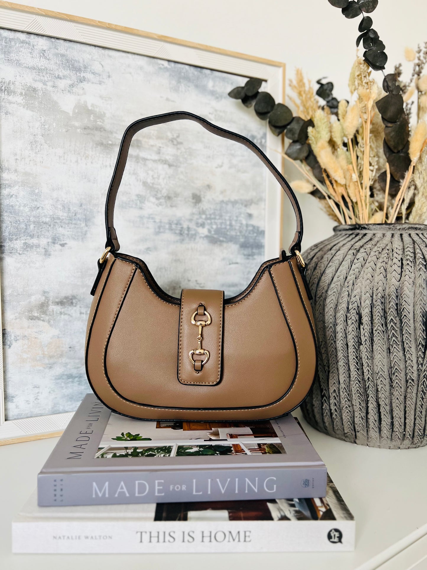 Snaffle Detail Shoulder Bag